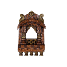 Multicolour Solid Wood Jharokha